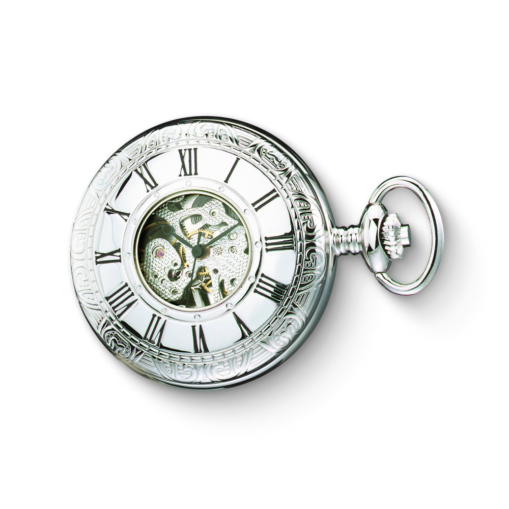 Charles Hubert Half Hunter Mechanical Pocket Watch 3804