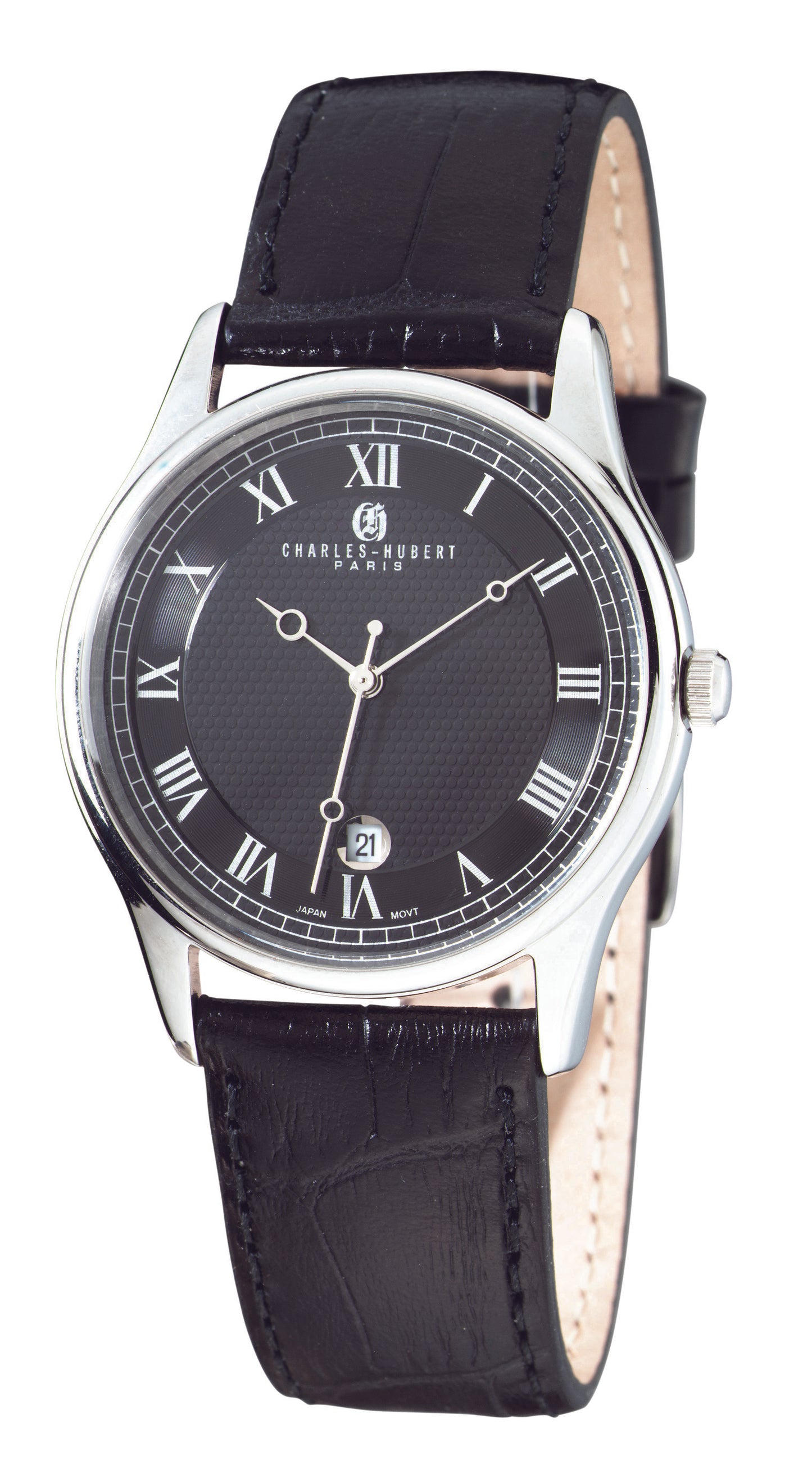 Charles Hubert Gold-Plated Stainless Steel Quartz Watch