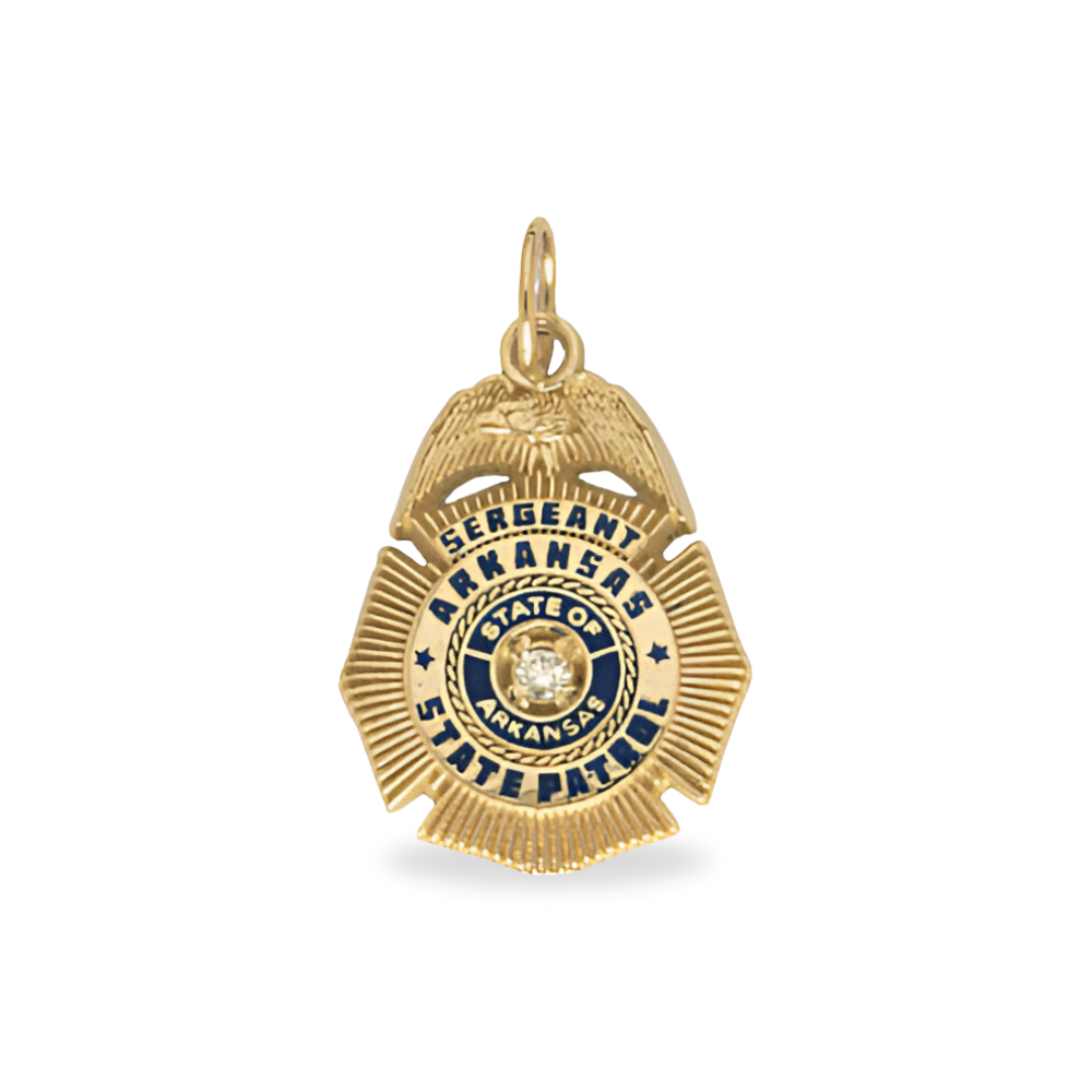 Alaska State Police Badge Pendant