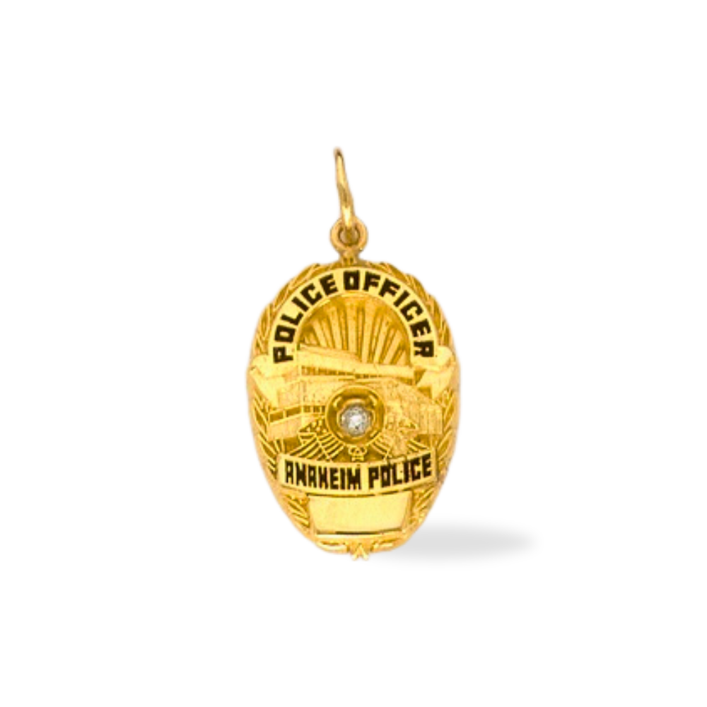 Anaheim Police Department Badge Pendant