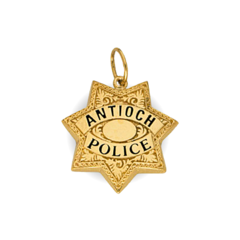 Antioch Police Department Badge Pendant