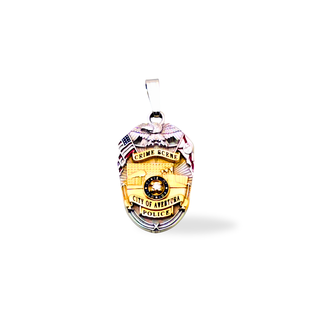 Aventura Police Department Badge Pendant