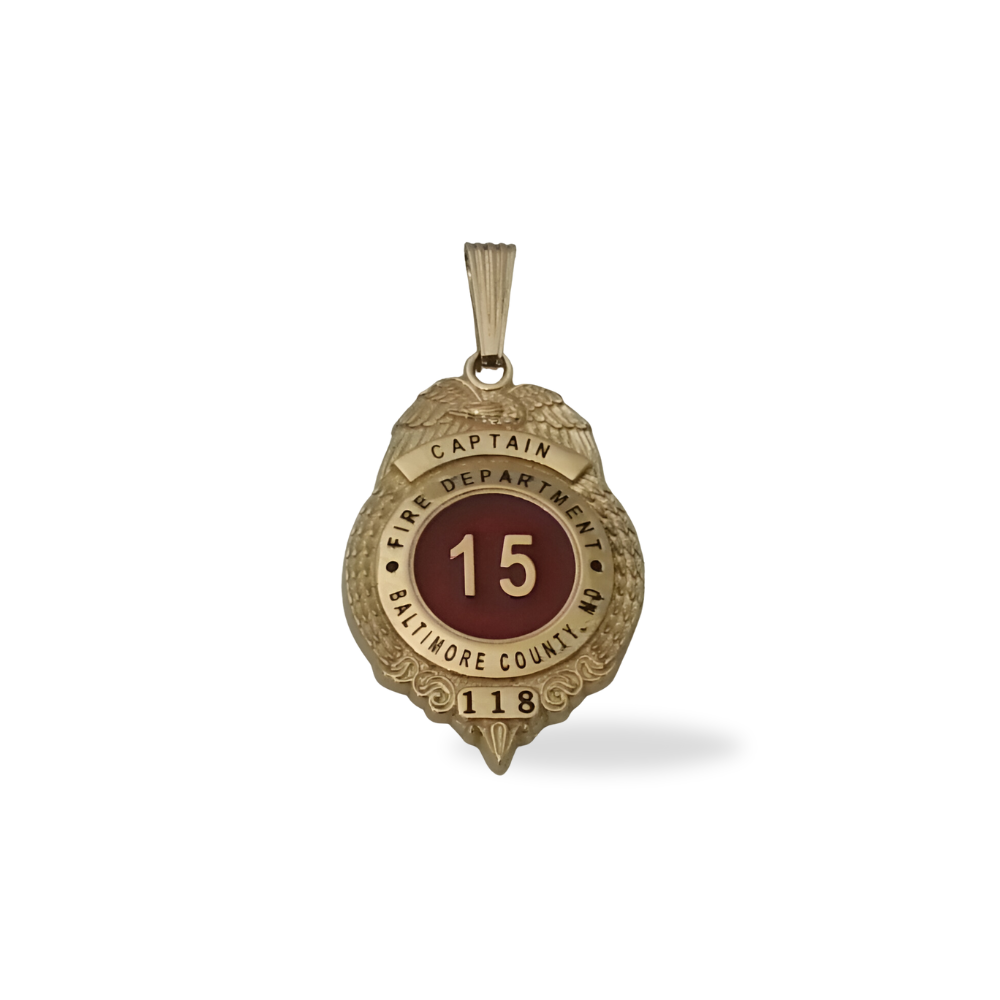 Baltimore County Fire Department Badge Pendant