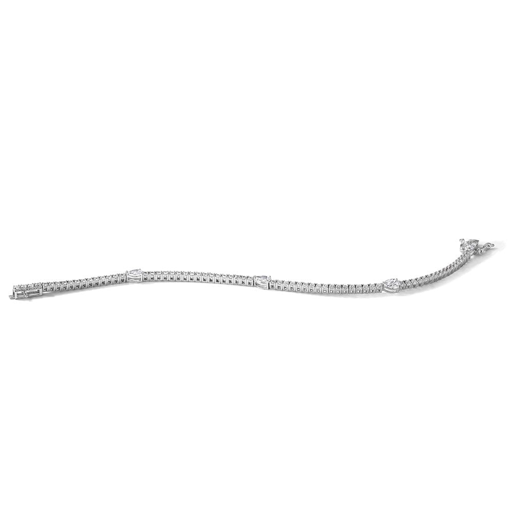 True Origin Lab Grown Diamond VS+ F+ Pear Center 7 in Complete Bracelet