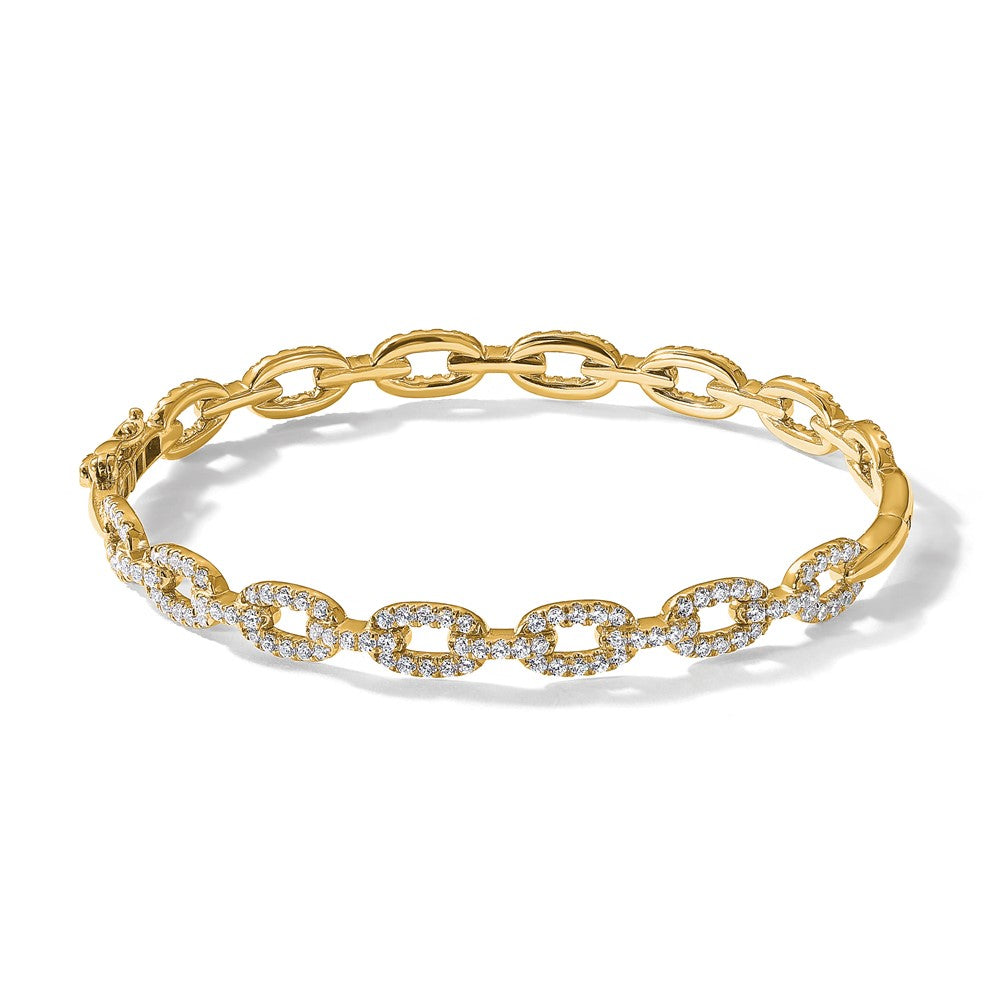 True Origin Lab Grown Diamond VS+ F+ 7 in Complete Link Bracelet