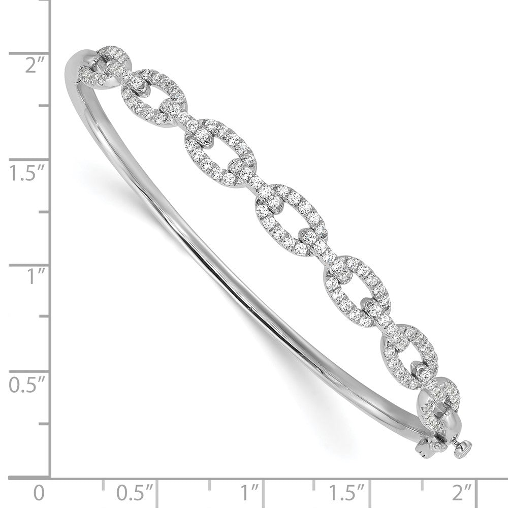 True Origin Lab Grown Diamond VS+ F+ 6.75 in Complete Link Bangle