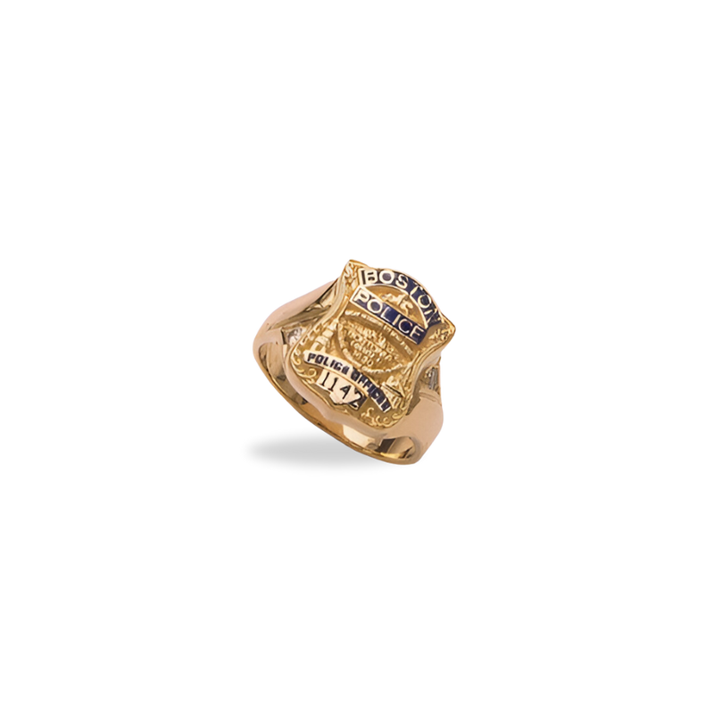 Boston Police Department Badge Ring