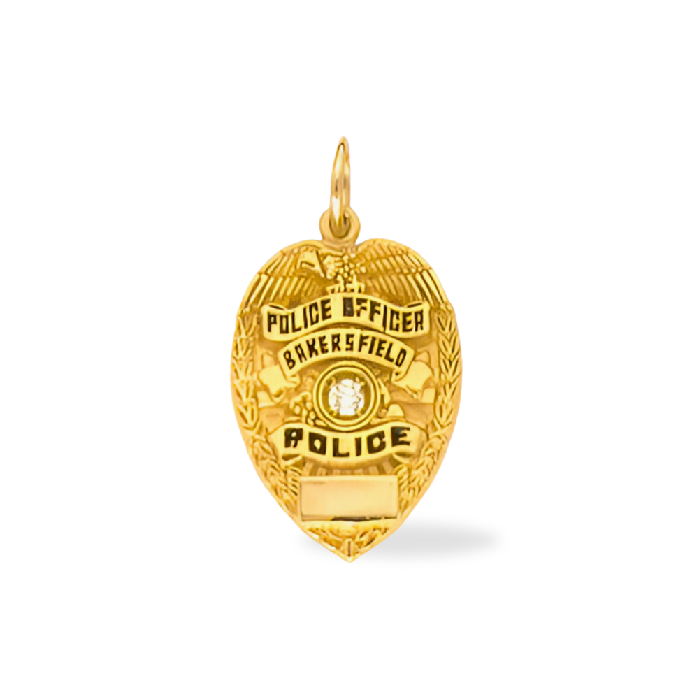 Bakersfield Police Department Badge Pendant