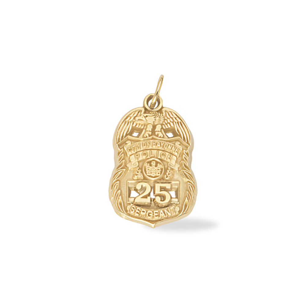Bayonne City Police Department Badge Pendant