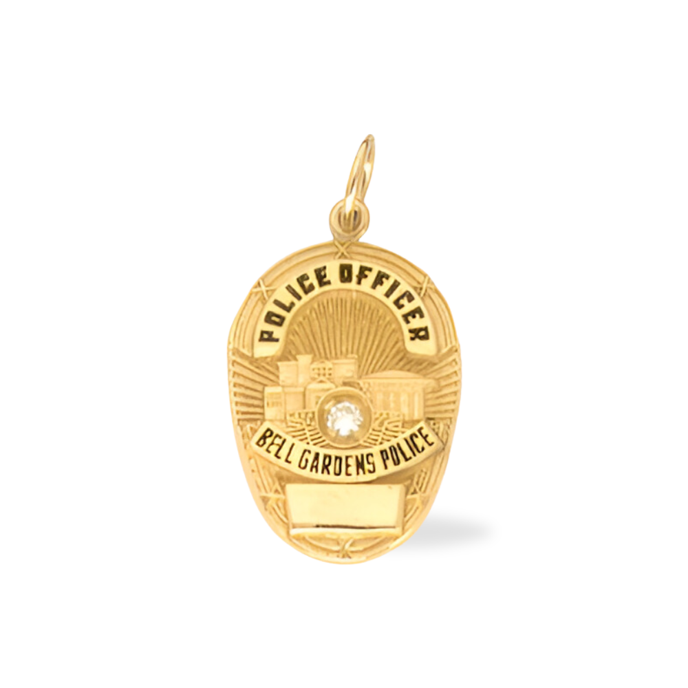 Bell Gardens Police Department Badge Pendant