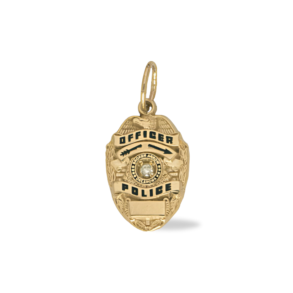 Broken Arrow Police Department Badge Pendant