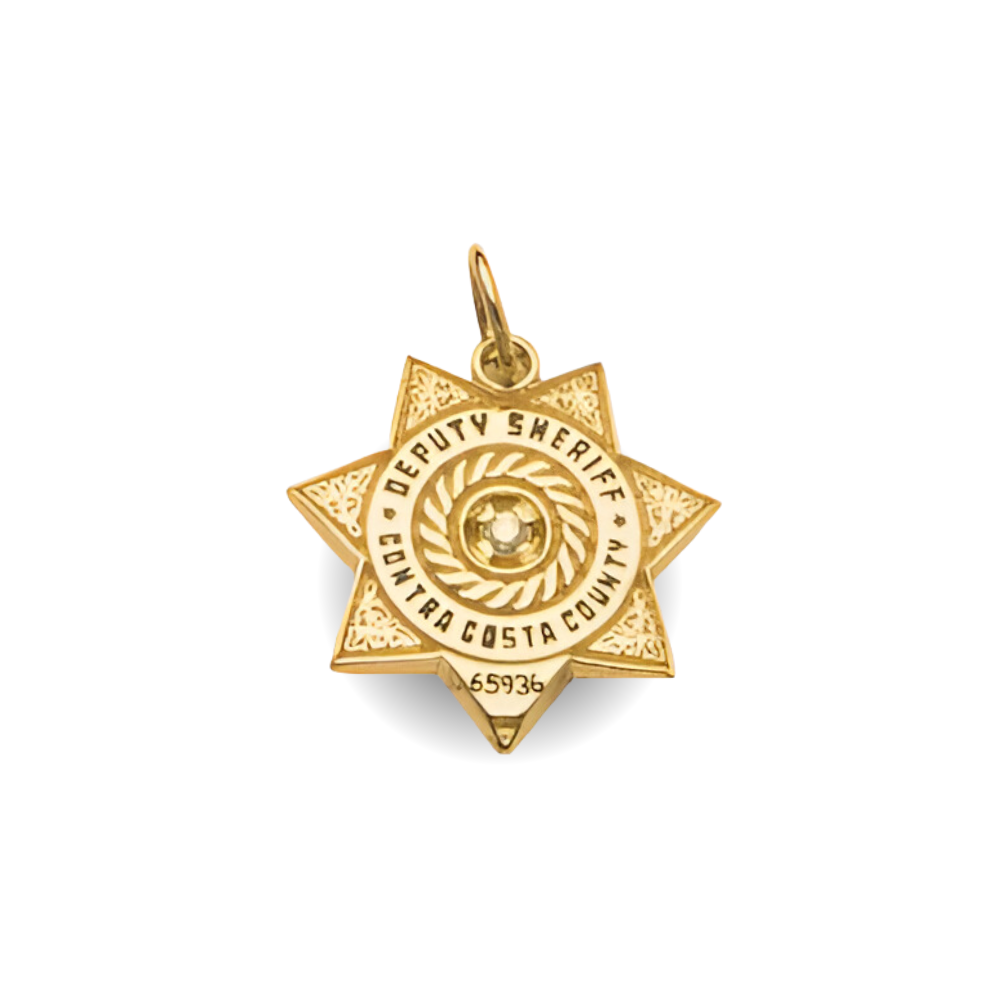 Contra Costa Sheriff Department Star Badge Pendant
