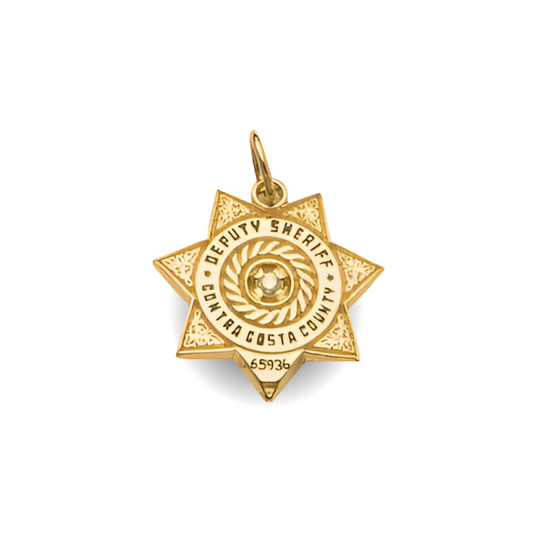 Contra Costa Sheriff Department Star Badge Pendant