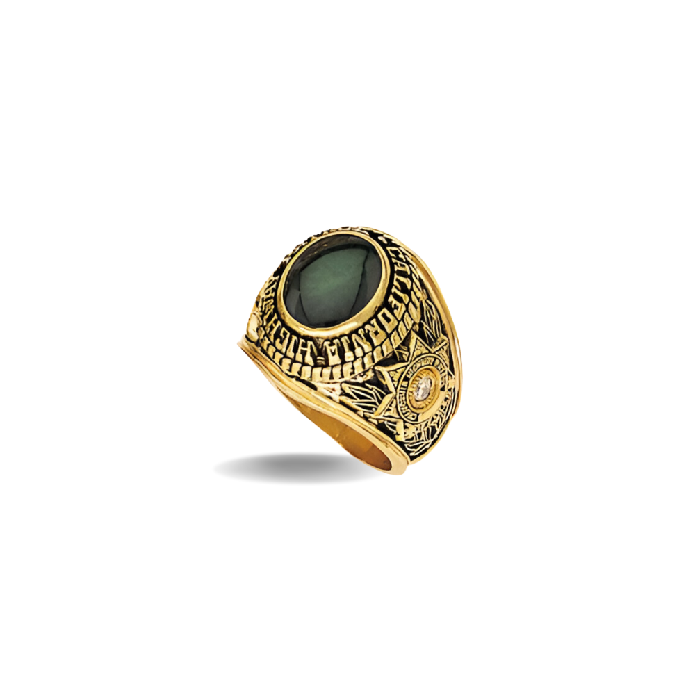 California Highway Patrol CHP Ring With Gemstone