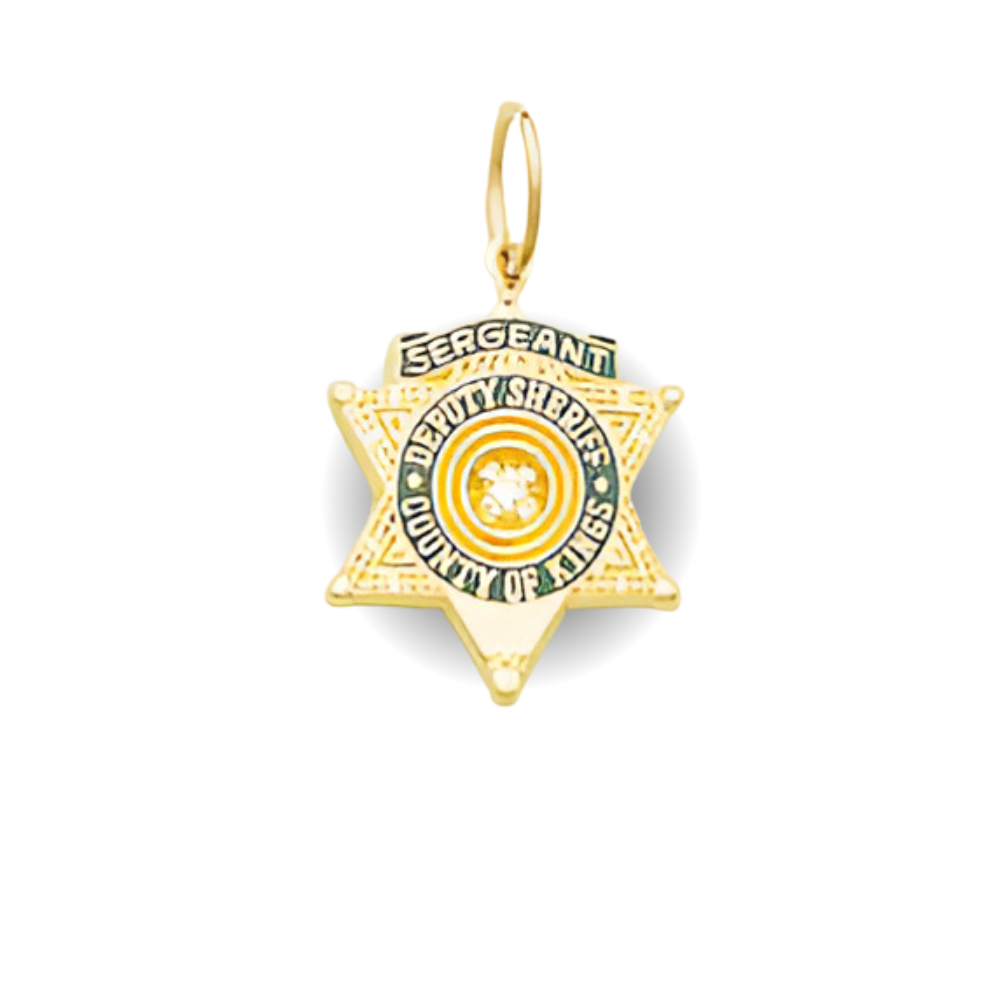 County of Kings Sheriff Department Badge Pendant or TieTack