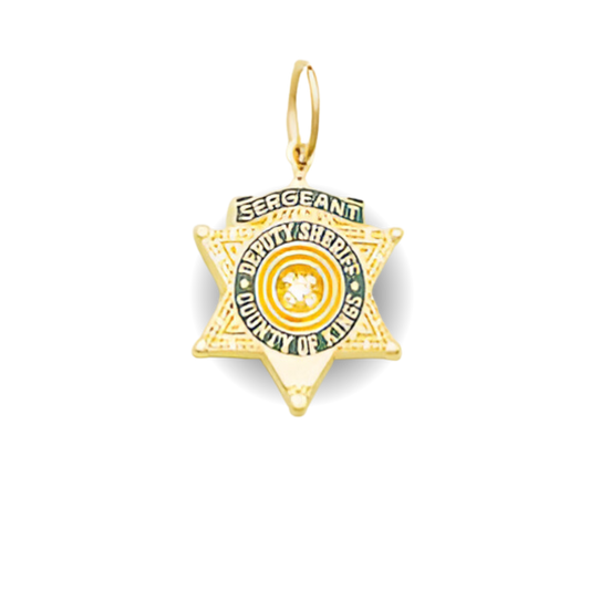 County of Kings Sheriff Department Badge Pendant or TieTack