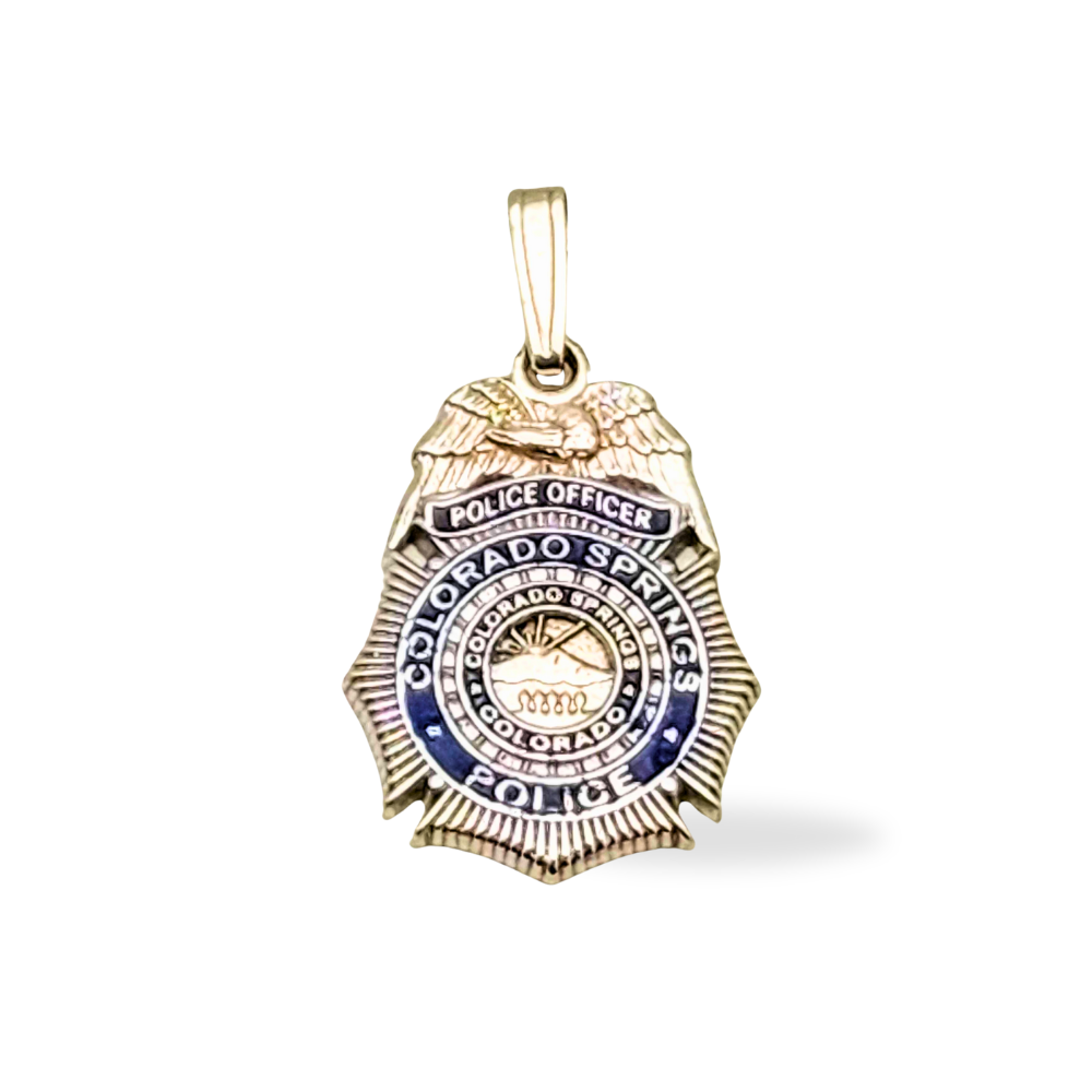 Colorado Springs Police Department Badge Pendant