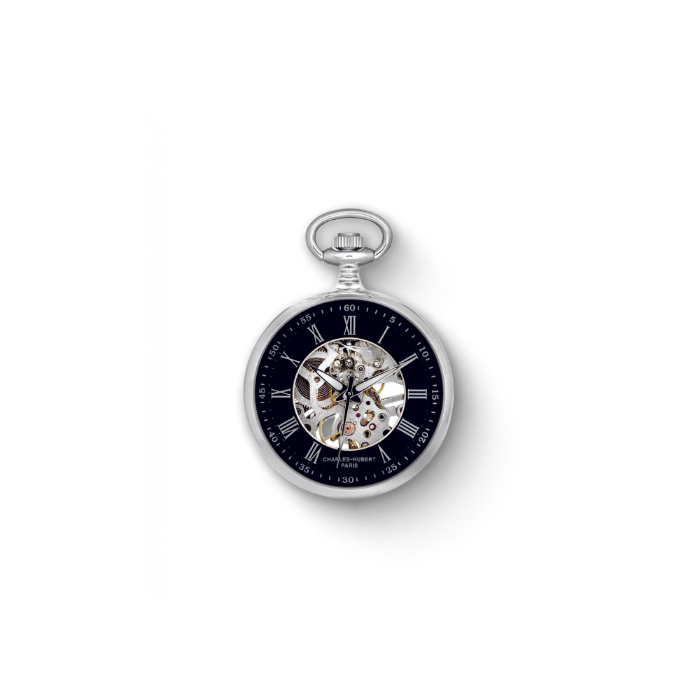 Charles Hubert Open Face Mechanical Pocket Watch DWA019