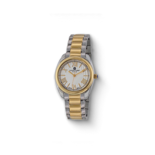 Charles-Hubert Two-Tone Stainless Steel Quartz Watch 7005-T