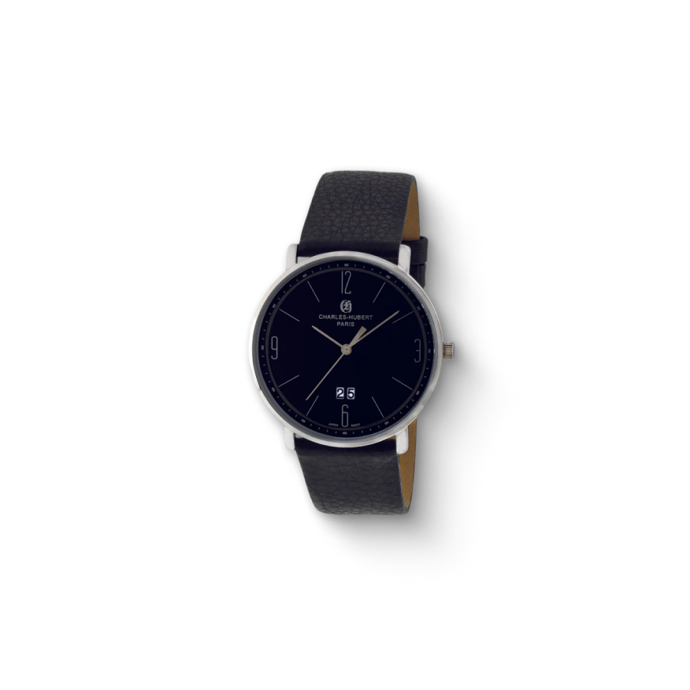 Charles-Hubert Stainless Steel Quartz Watch 4003-WB