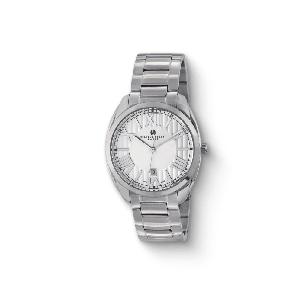 Charles-Hubert Stainless Steel Quartz Watch 4005-W