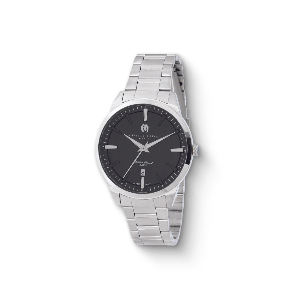 Charles-Hubert Stainless Steel Quartz Watch 4022-W
