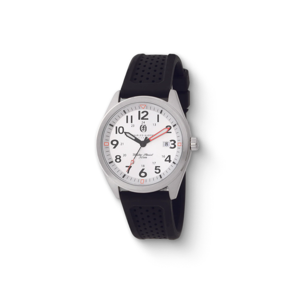 Charles-Hubert Stainless Steel Quartz Watch 4024-WL