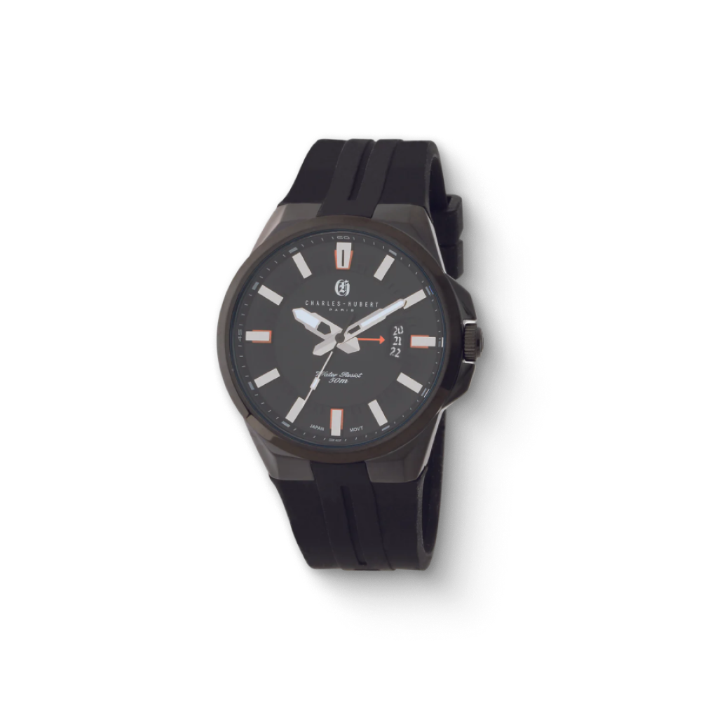 Charles-Hubert Stainless Steel Quartz Watch 4025-BB