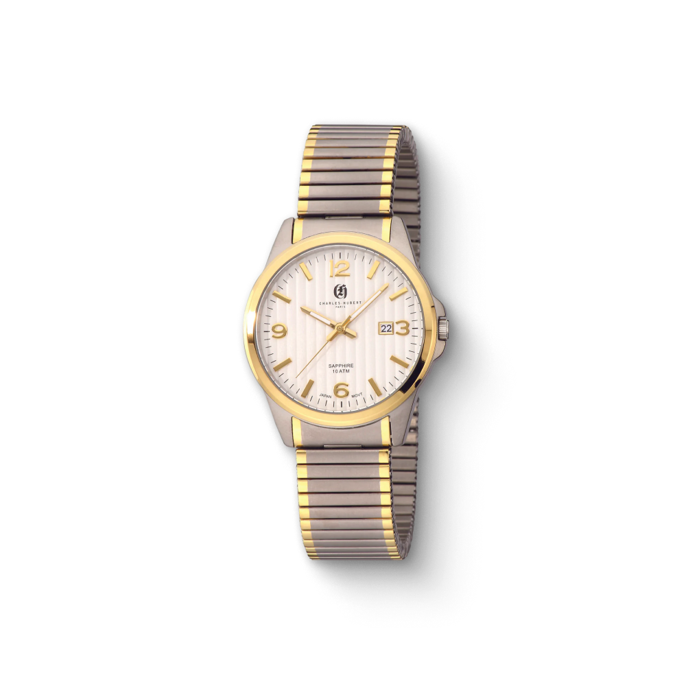 Charles-Hubert Titanium Quartz Watch 3990-W