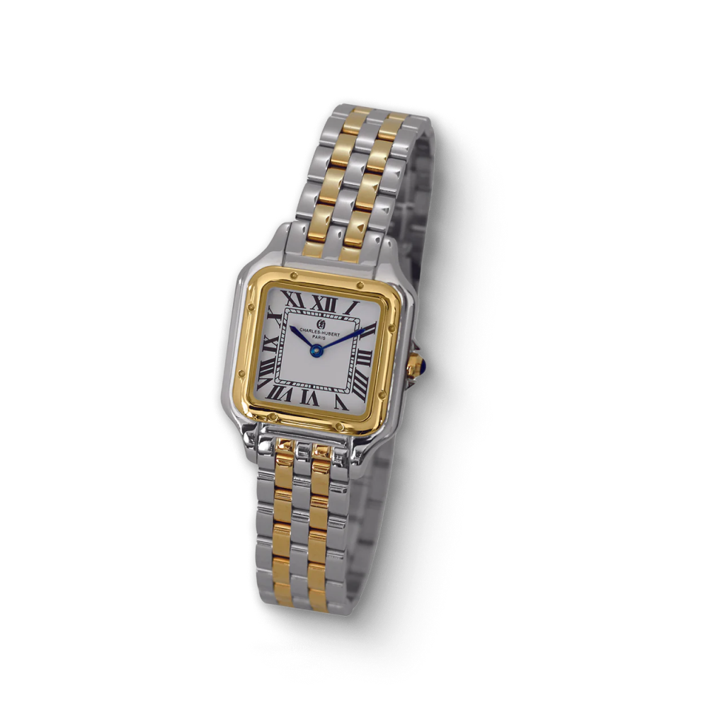 Charles-Hubert Two-Tone Stainless Steel Quartz Watch 6931-T