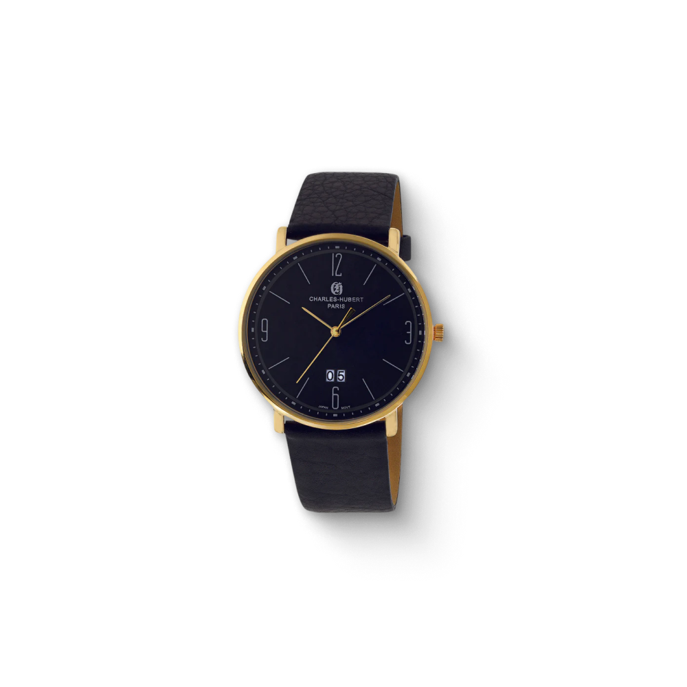 Charles Hubert Gold-Plated Stainless Steel Quartz Watch 4003-GB