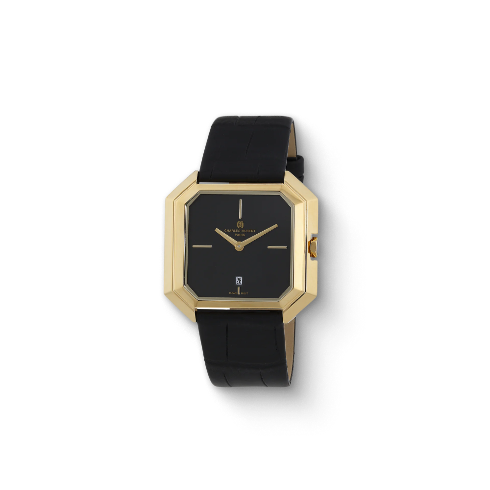 Charles Hubert Gold-Plated Stainless Steel Quartz Watch 4006-L