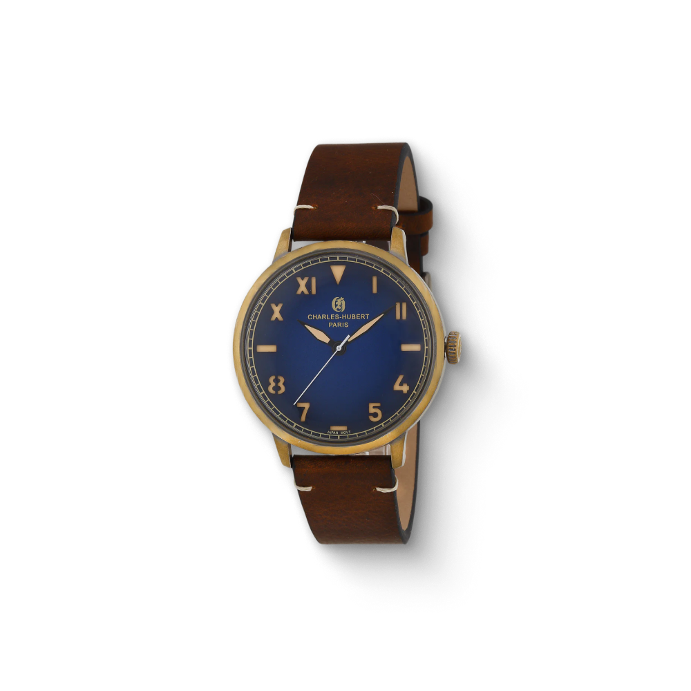 Charles Hubert Gold-Plated Stainless Steel Quartz Watch 4014-C