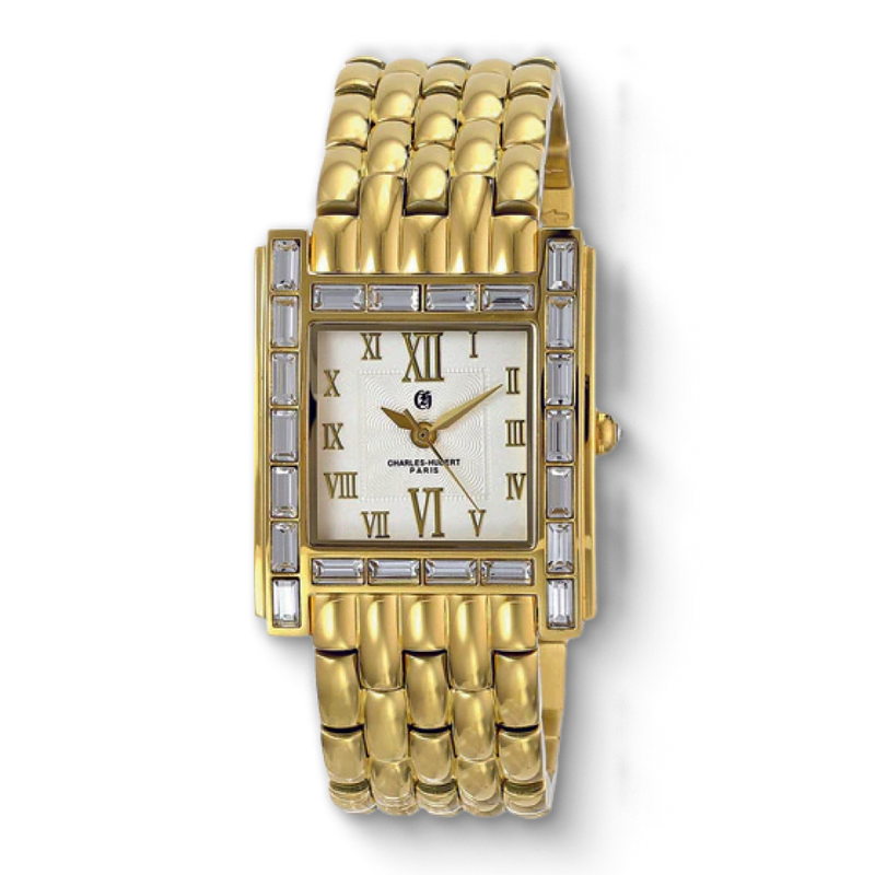 Charles-Hubert Stainless Steel Quartz Watch 6900-W