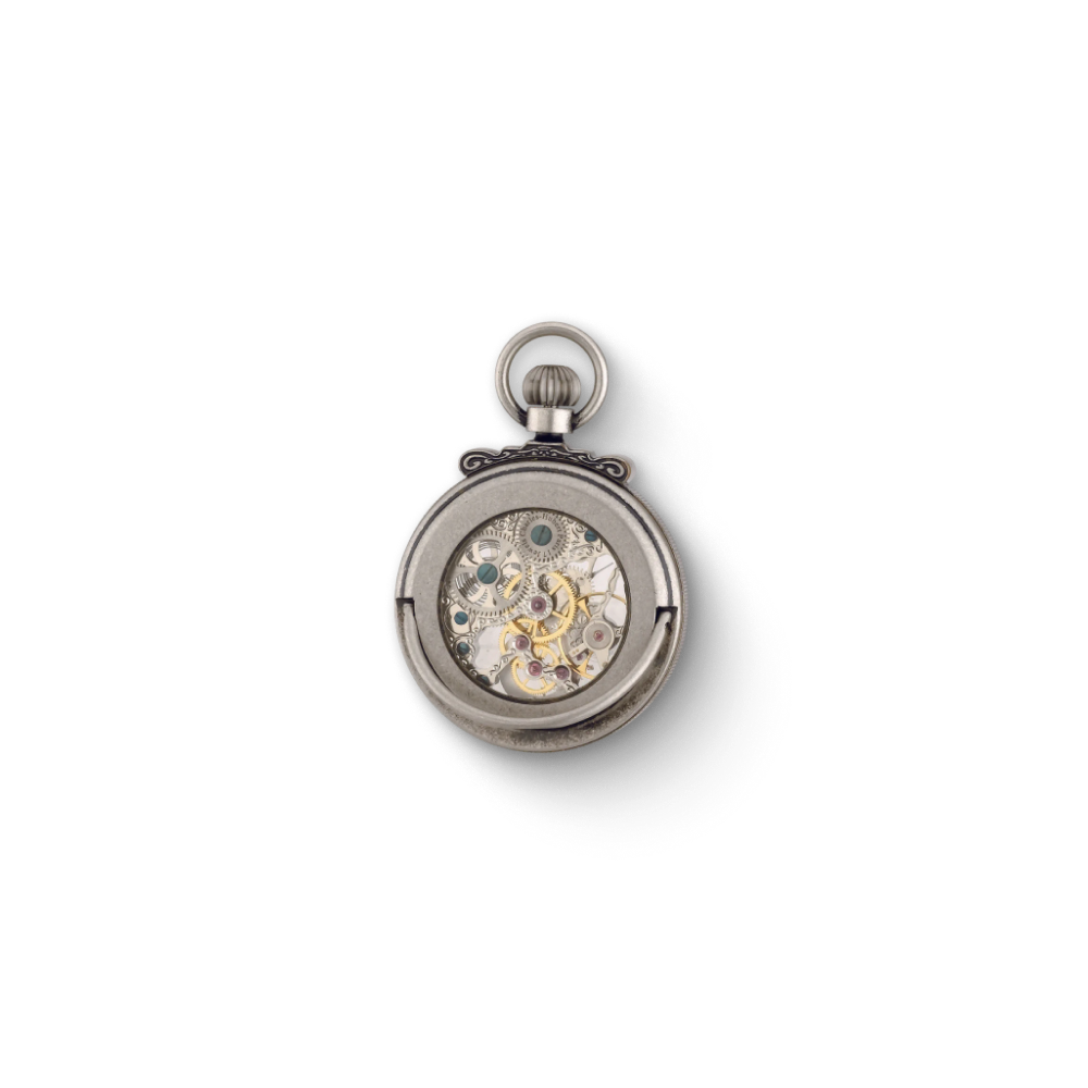 Charles Hubert Open Face Mechanical Pocket Watch 3869-S
