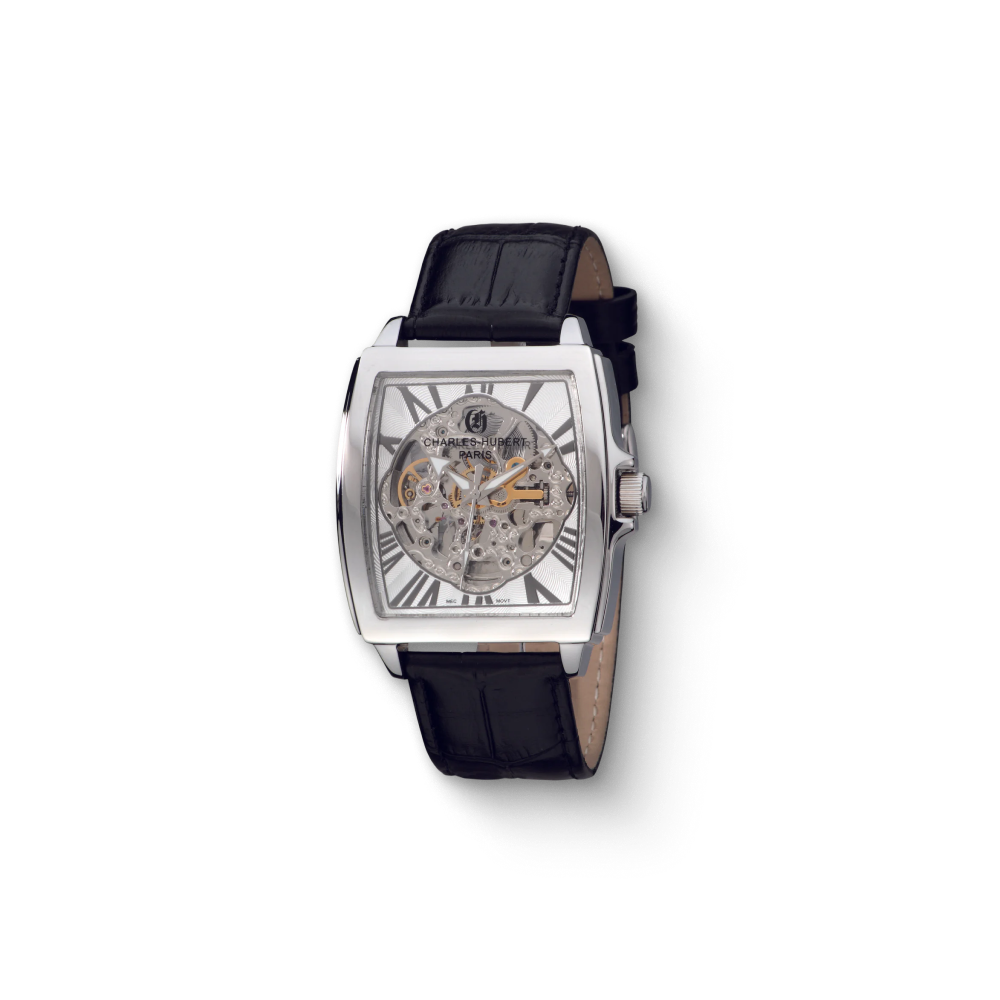 Charles Hubert Stainless Steel Automatic Watch 3888-B