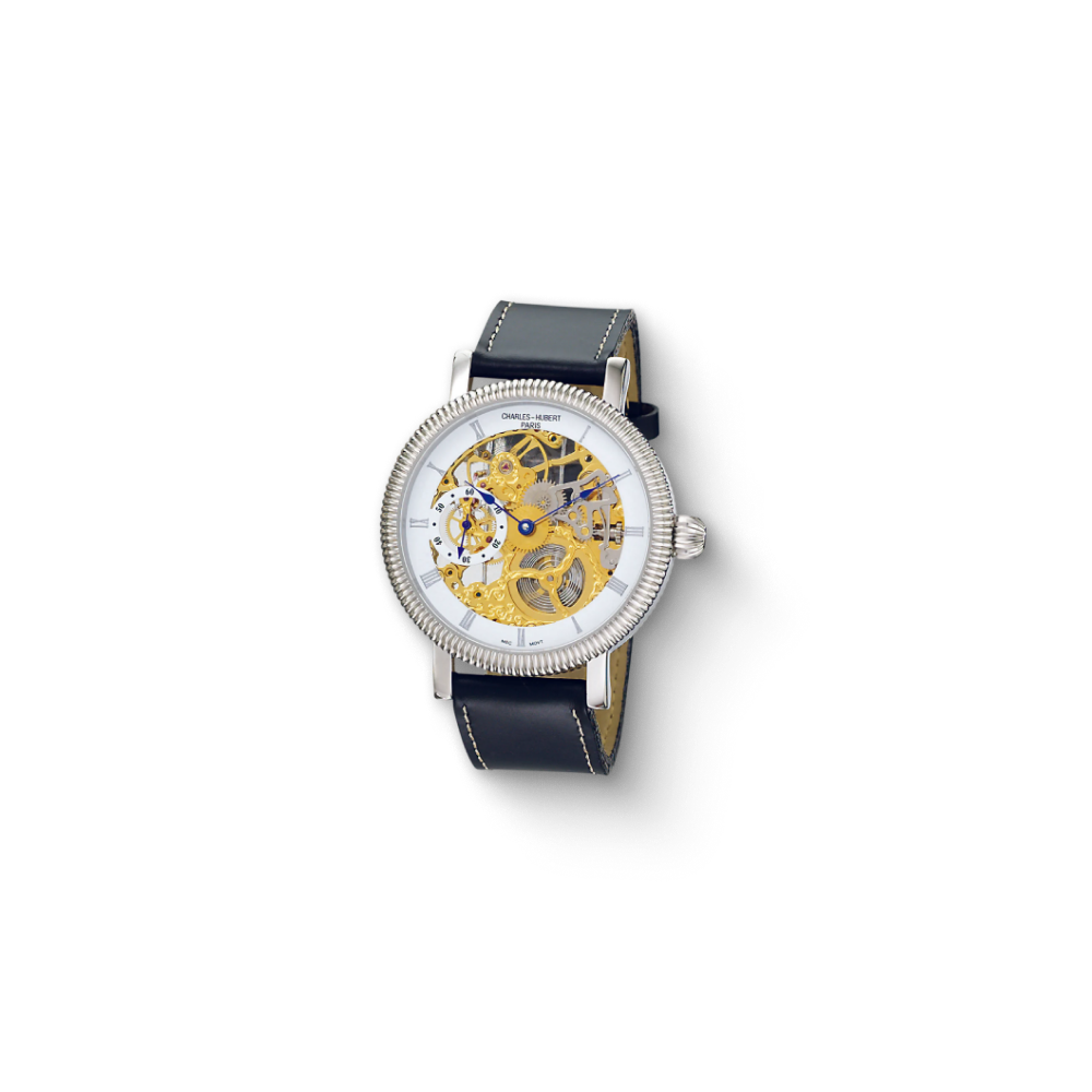 Charles Hubert Stainless Steel Mechanical Watch 3737-G