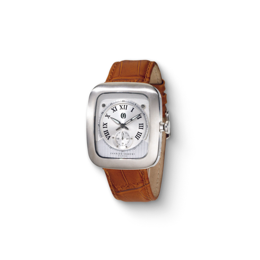 Charles Hubert Stainless Steel Quartz Watch 3774-W