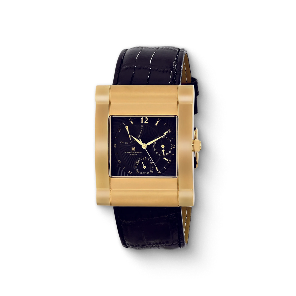 Charles Hubert Stainless Steel Quartz Watch 3950-G