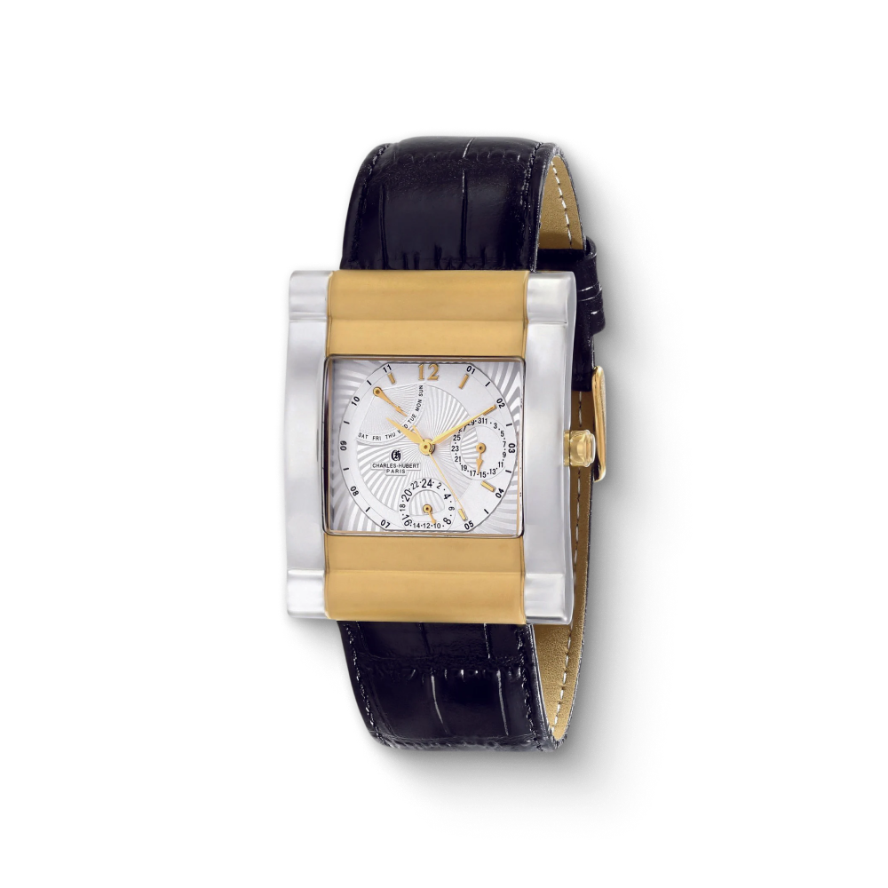 Charles Hubert Stainless Steel Quartz Watch 3950-T