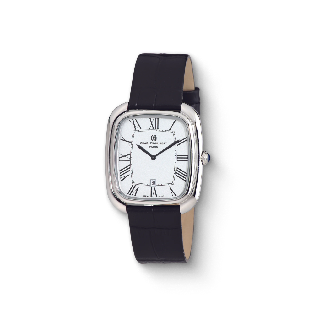 Charles Hubert Stainless Steel Quartz Watch 3963-W