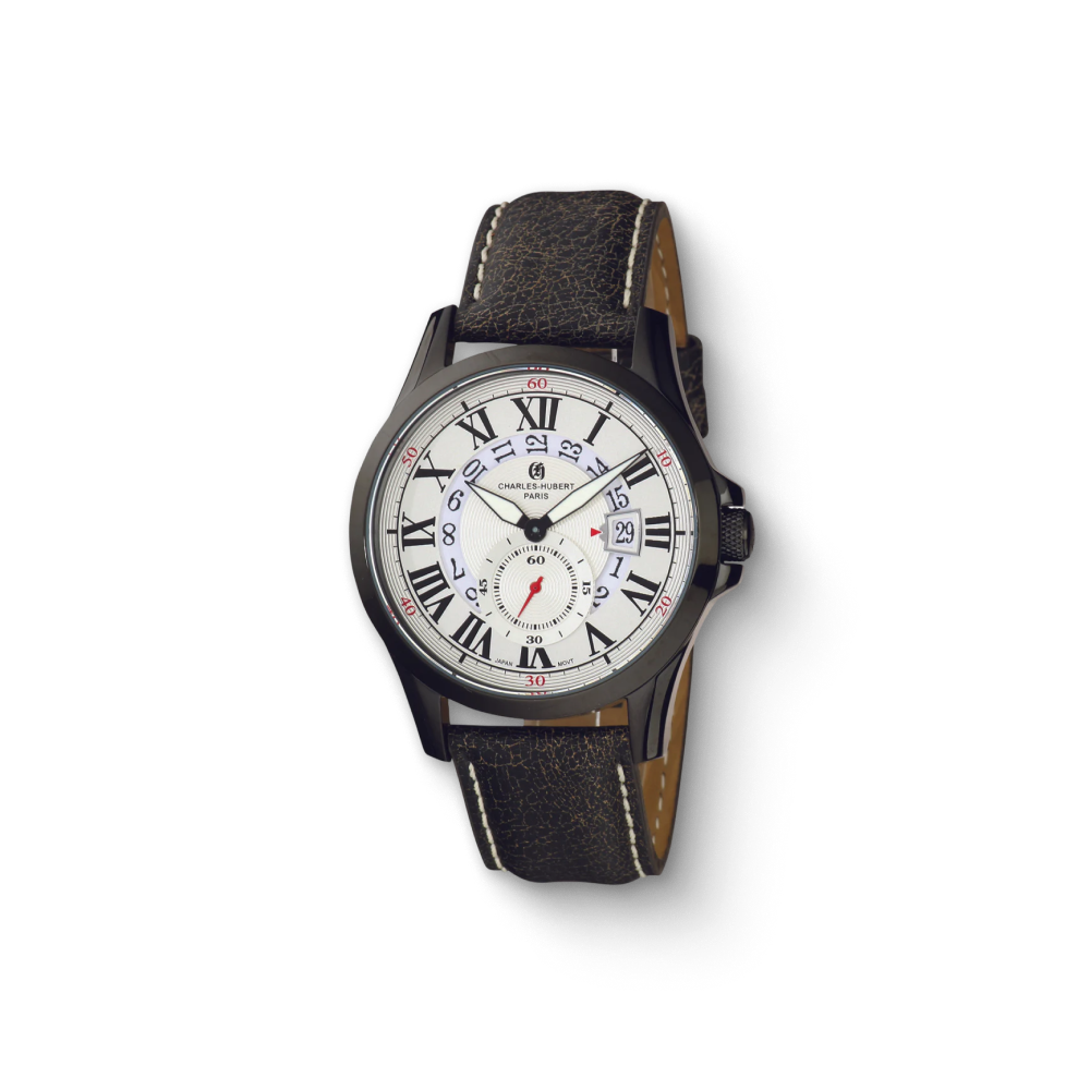 Charles Hubert Stainless Steel Quartz Watch 3996-W