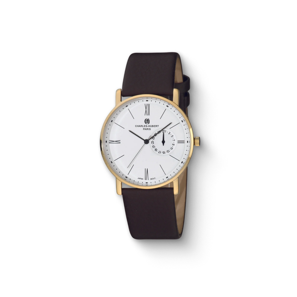 Charles Hubert Stainless Steel Quartz Watch 3997-G