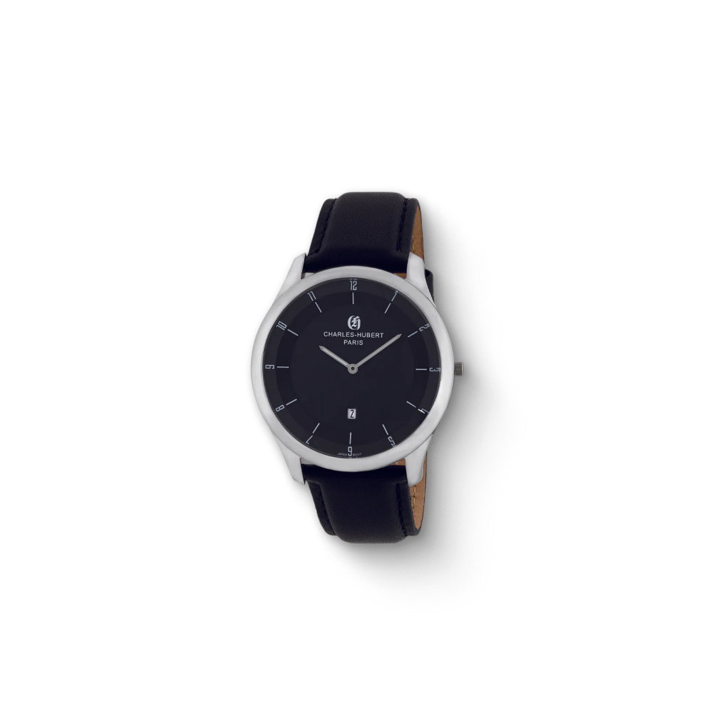 Charles Hubert Stainless Steel Quartz Watch 3999-W