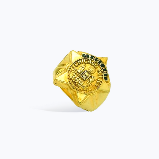 Chicago Police Department LBR Badge Ring