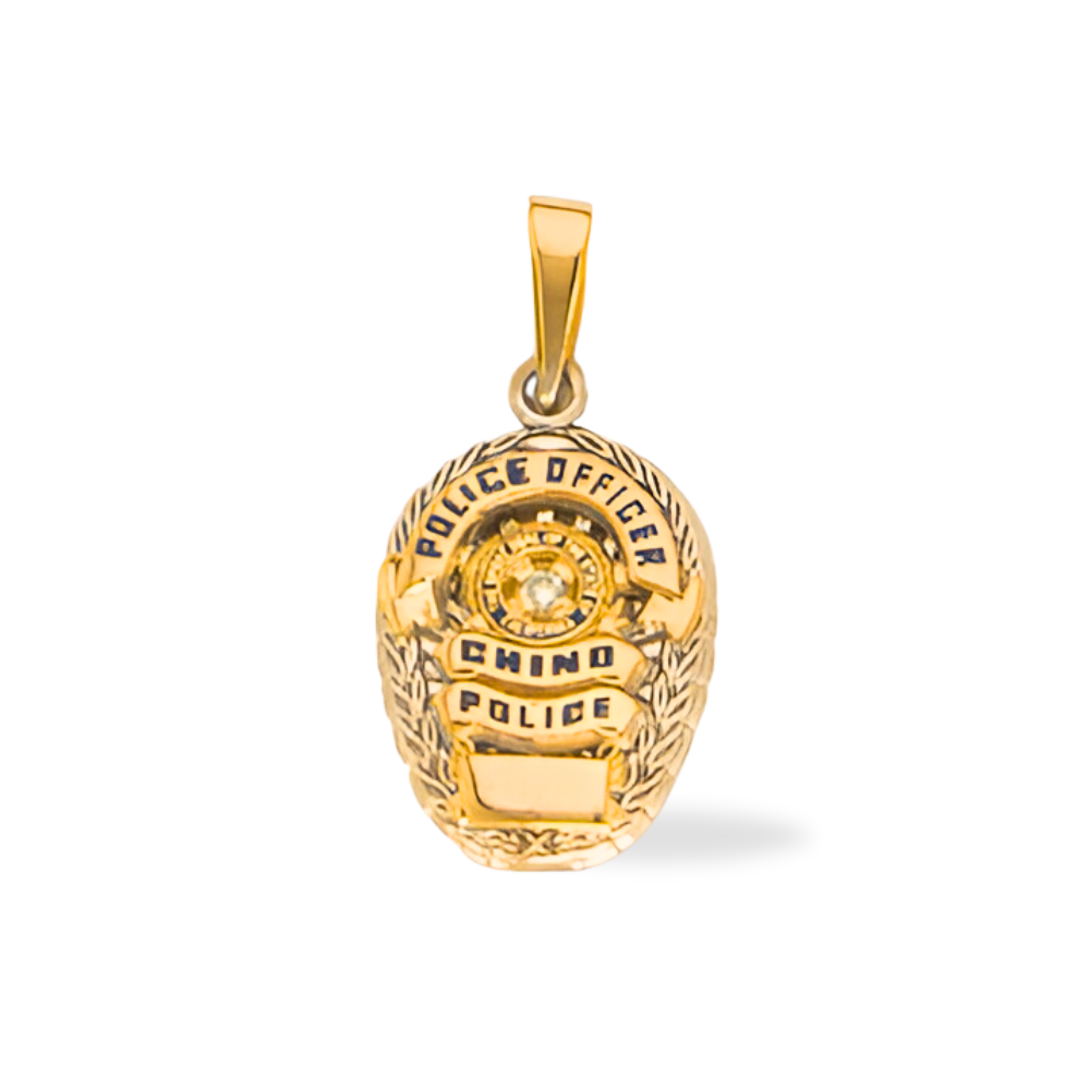 Chino Police Department Badge Pendant