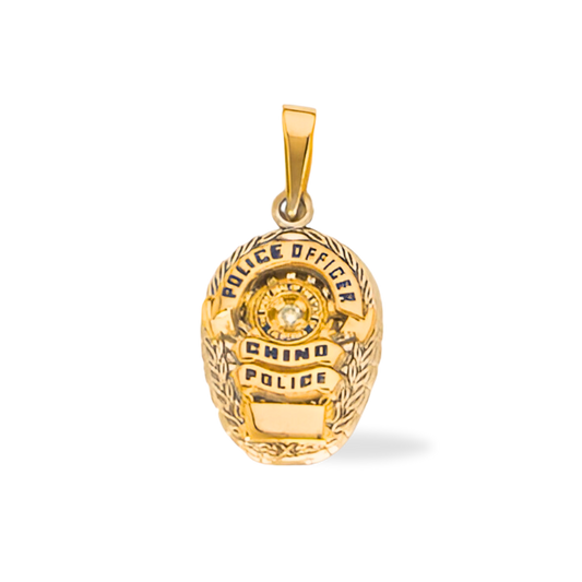 Chino Police Department Badge Pendant