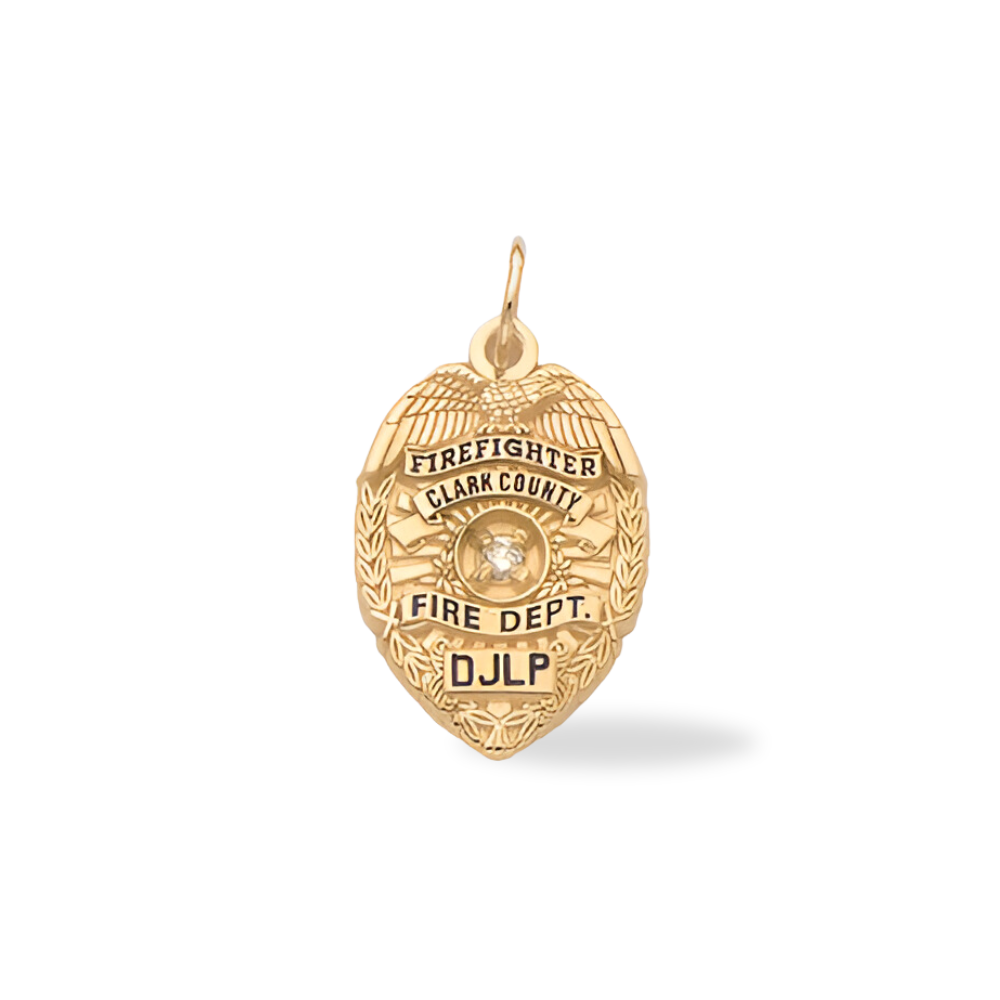 Clark County Fire Department Badge Pendant