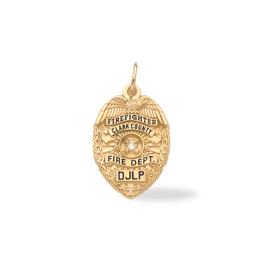 Clark County Fire Department Badge Pendant
