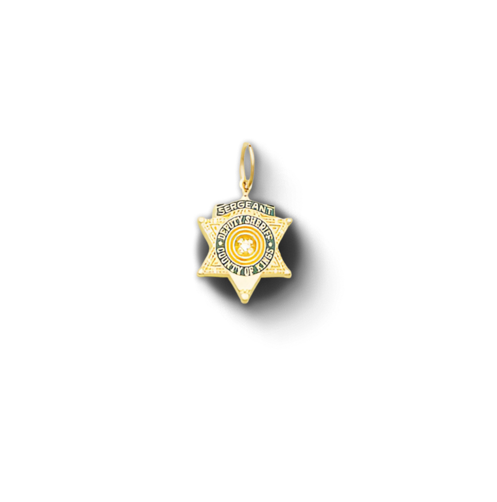 County of Kings Sheriff Department Badge Pendant or TieTack